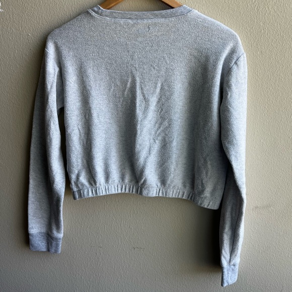 Aerie “cardio is hardio” gray cropped long sleeve - Picture 5 of 6